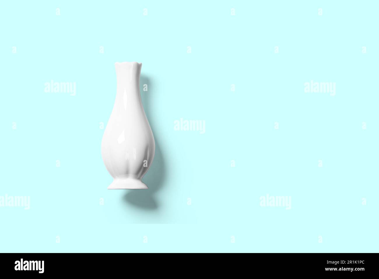 Miniature blank white vase isolated Stock Photo Alamy