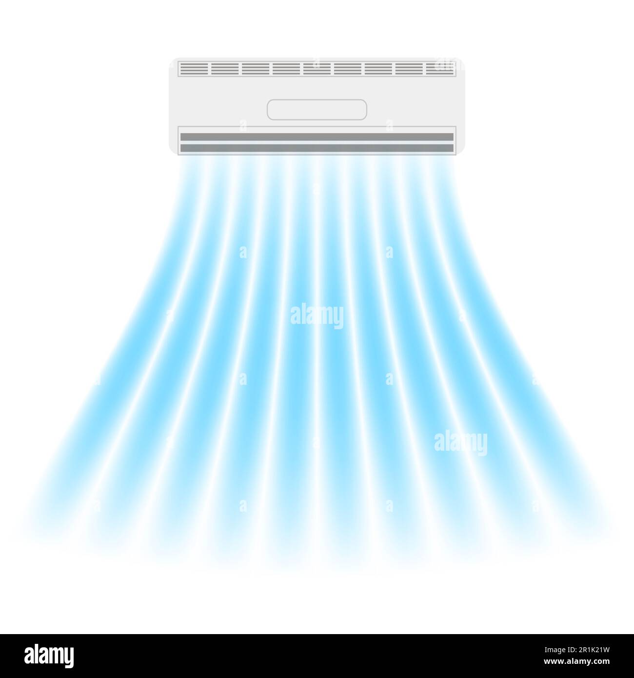 Wallmounted Air Conditioner Icon. Air Purifier. Air Conditioner on