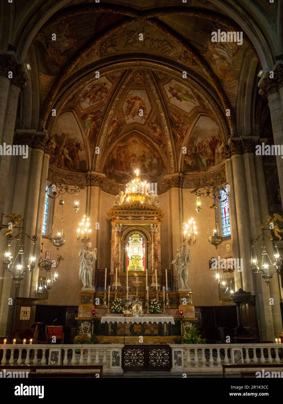 Chapel of the Madonna del Conforto, Arezzo Cathedral Stock Photo Alamy