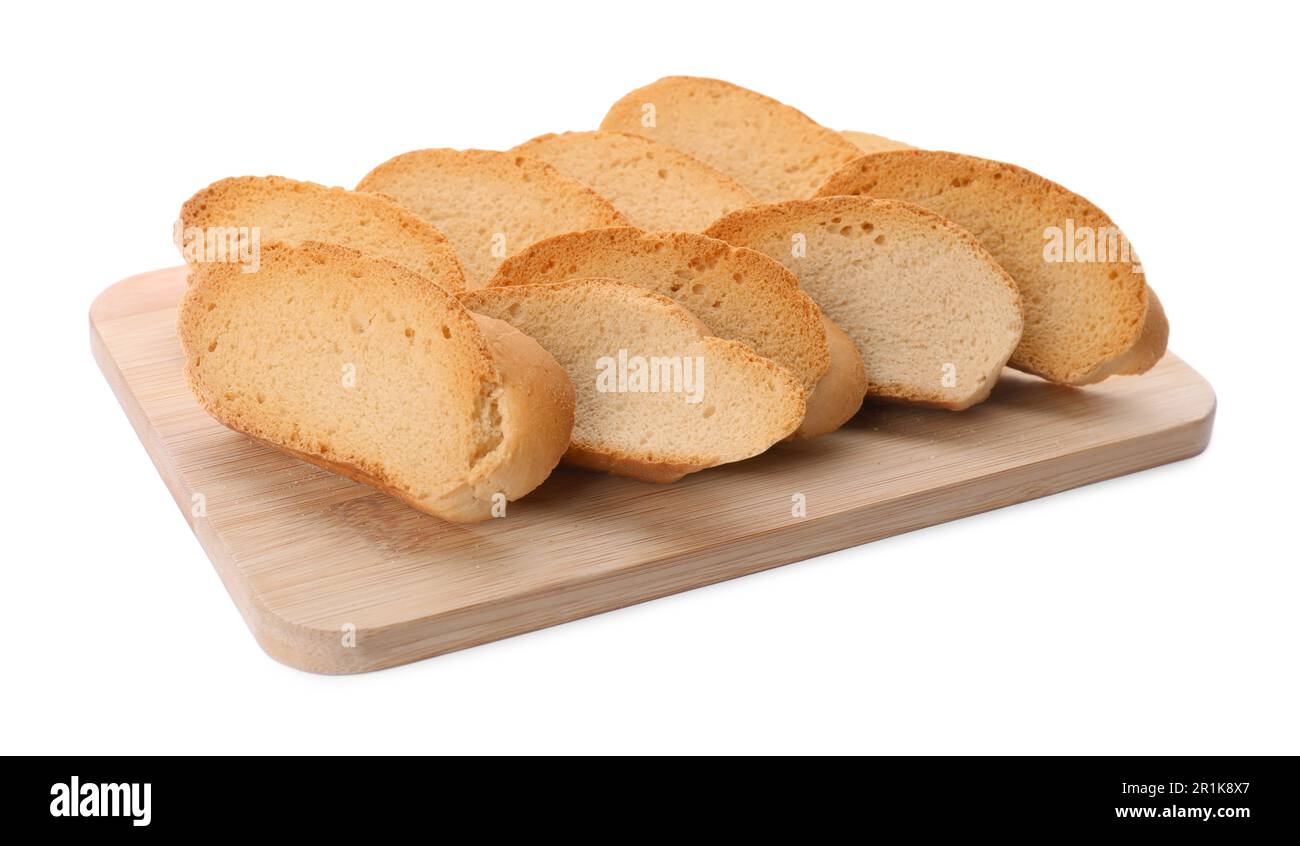 Many hard chuck crackers on white background Stock Photo - Alamy