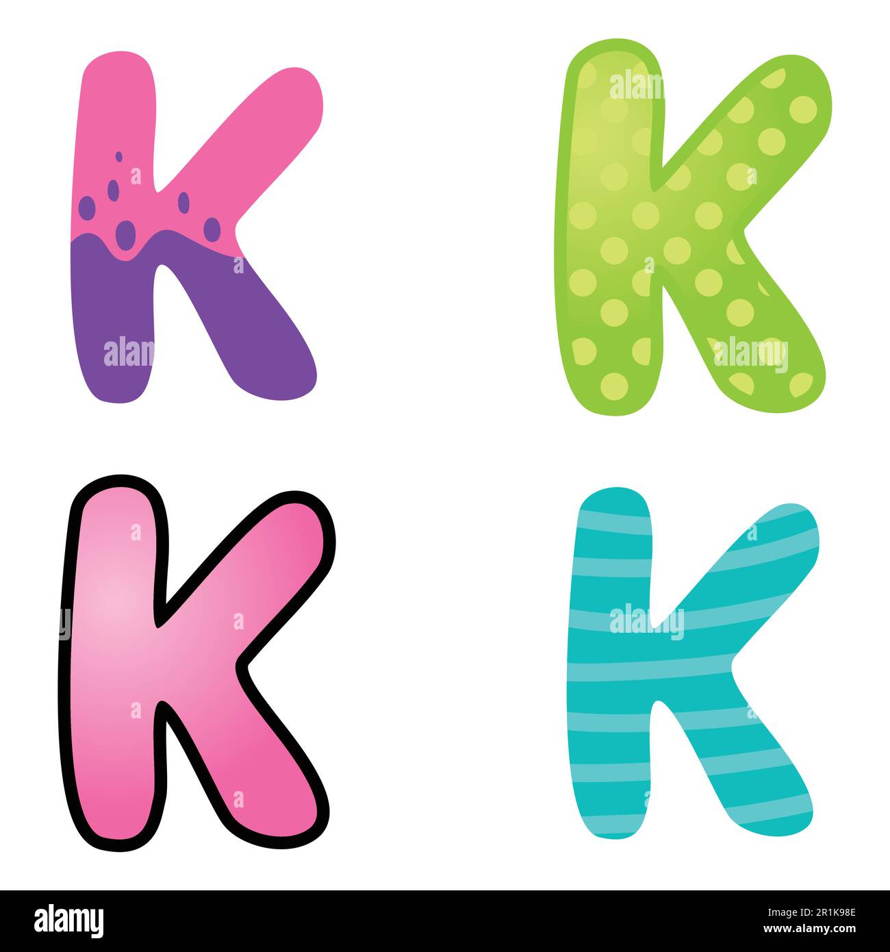 Cartoon letter k hi-res stock photography and images - Page 2 - Alamy