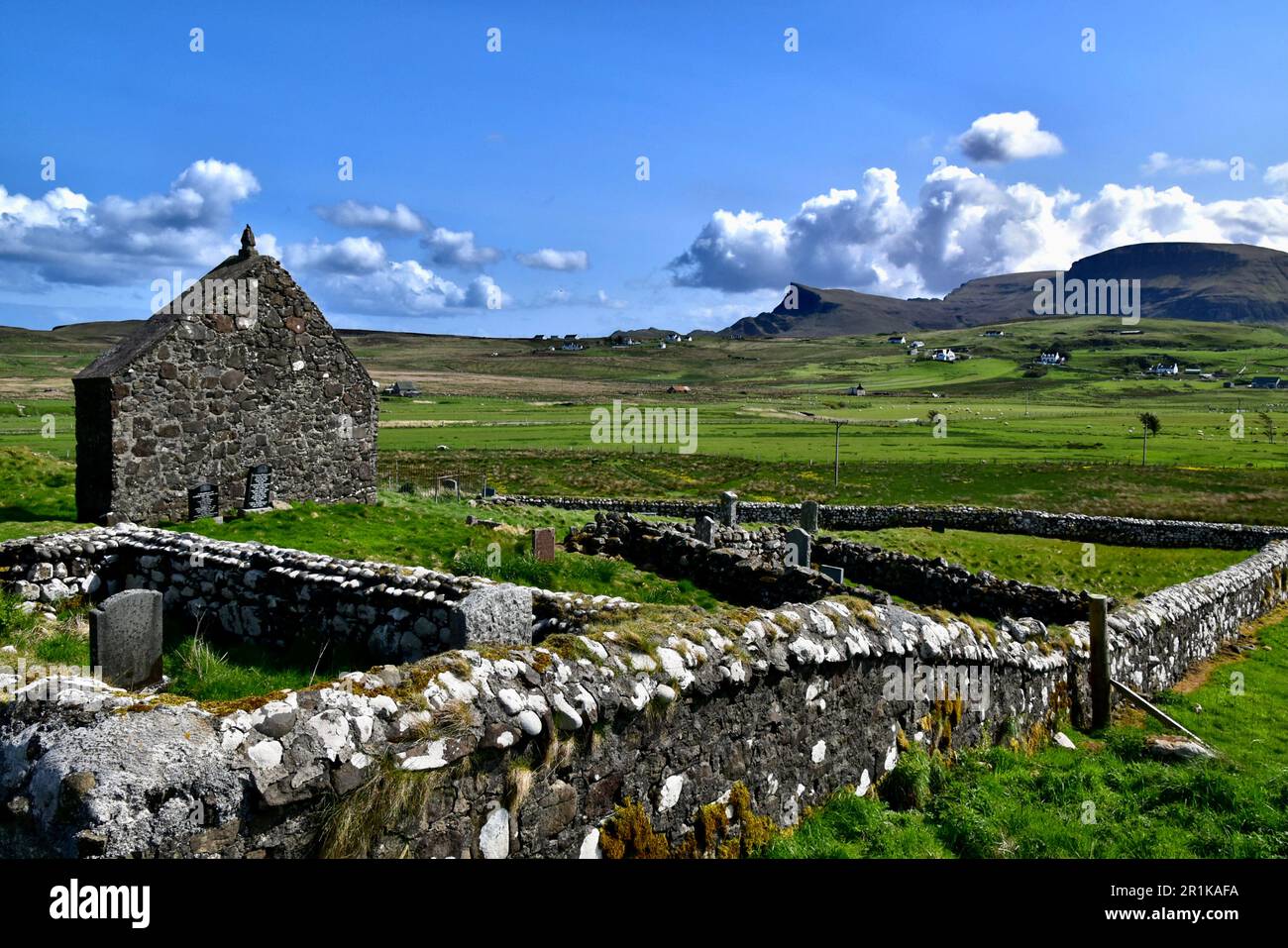 Kilmaluag cemetery and St. Moluag’s Church ruins Stock Photo - Alamy