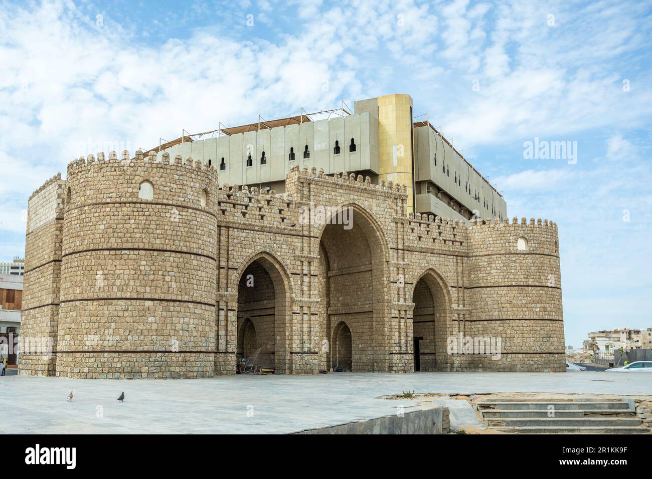 Baab Makkah, ruined fortified Mecca gate, Jeddah, Saudi Arabia Stock Photo