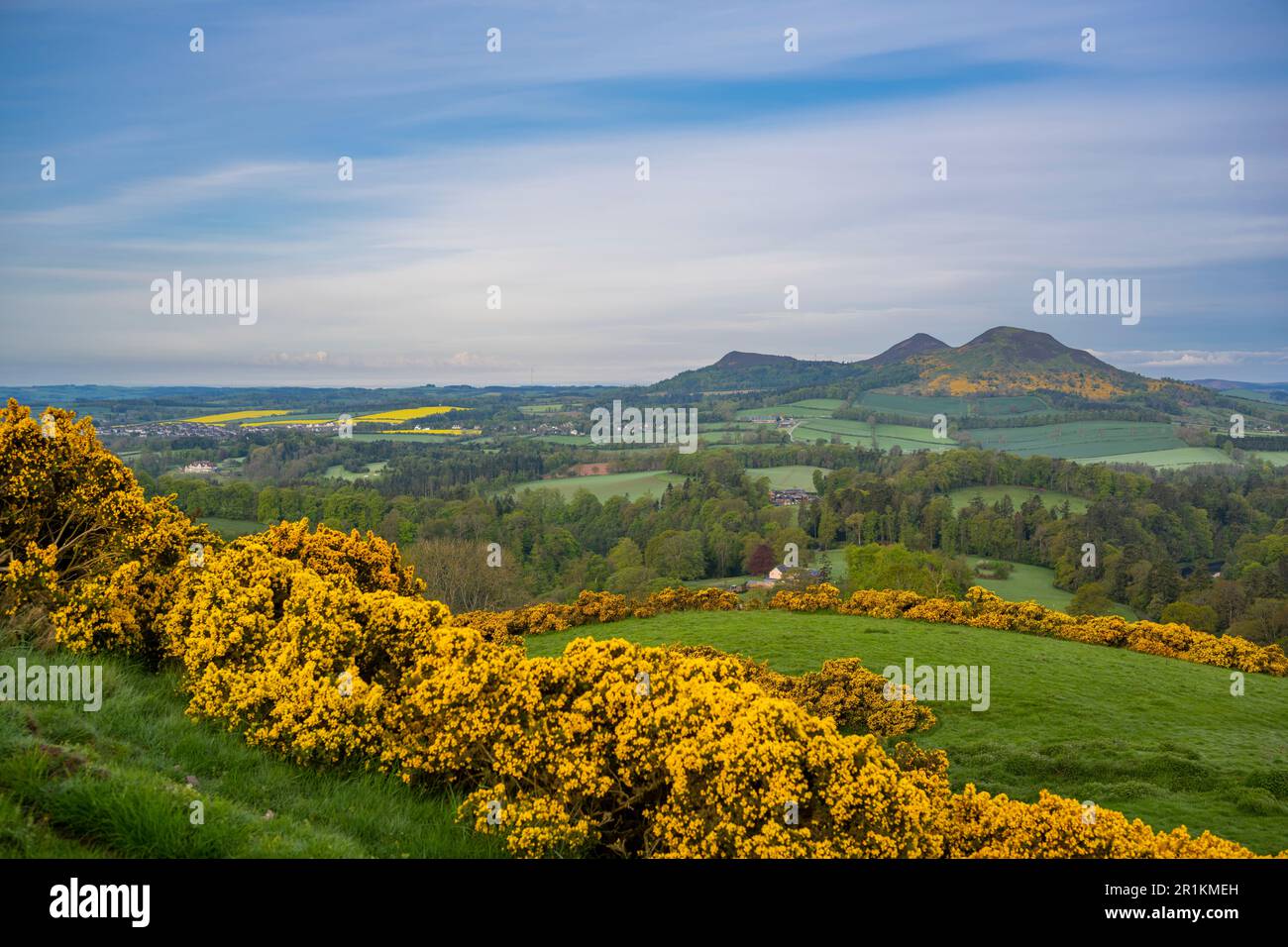 Scott's View, Scottish Borders, Scotland, UK. 14th May 2023. Weather