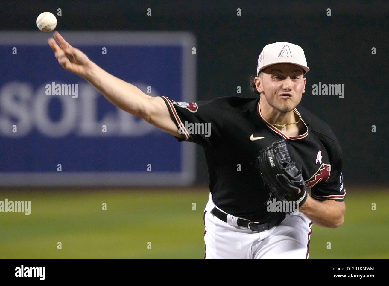 Arizona Diamondbacks pitcher Brandon Pfaadt throws against the San