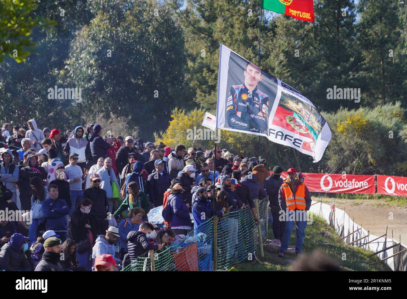 Modern Rally Spectators ambiance Spectators during the Rally Portugal 2023, 5th round of the ...