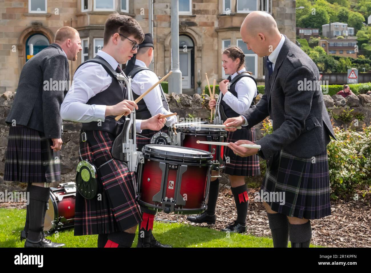 Gourock, Scotland, UK. 14th May, 2023. The annual Gourock Highland