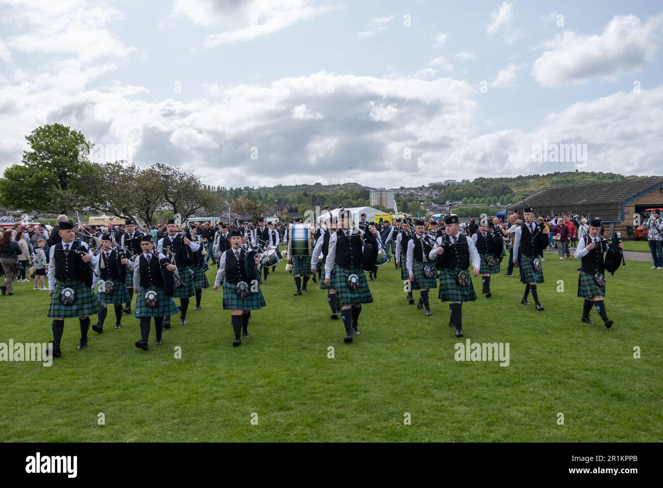 Gourock, Scotland, UK. 14th May, 2023. The annual Gourock Highland