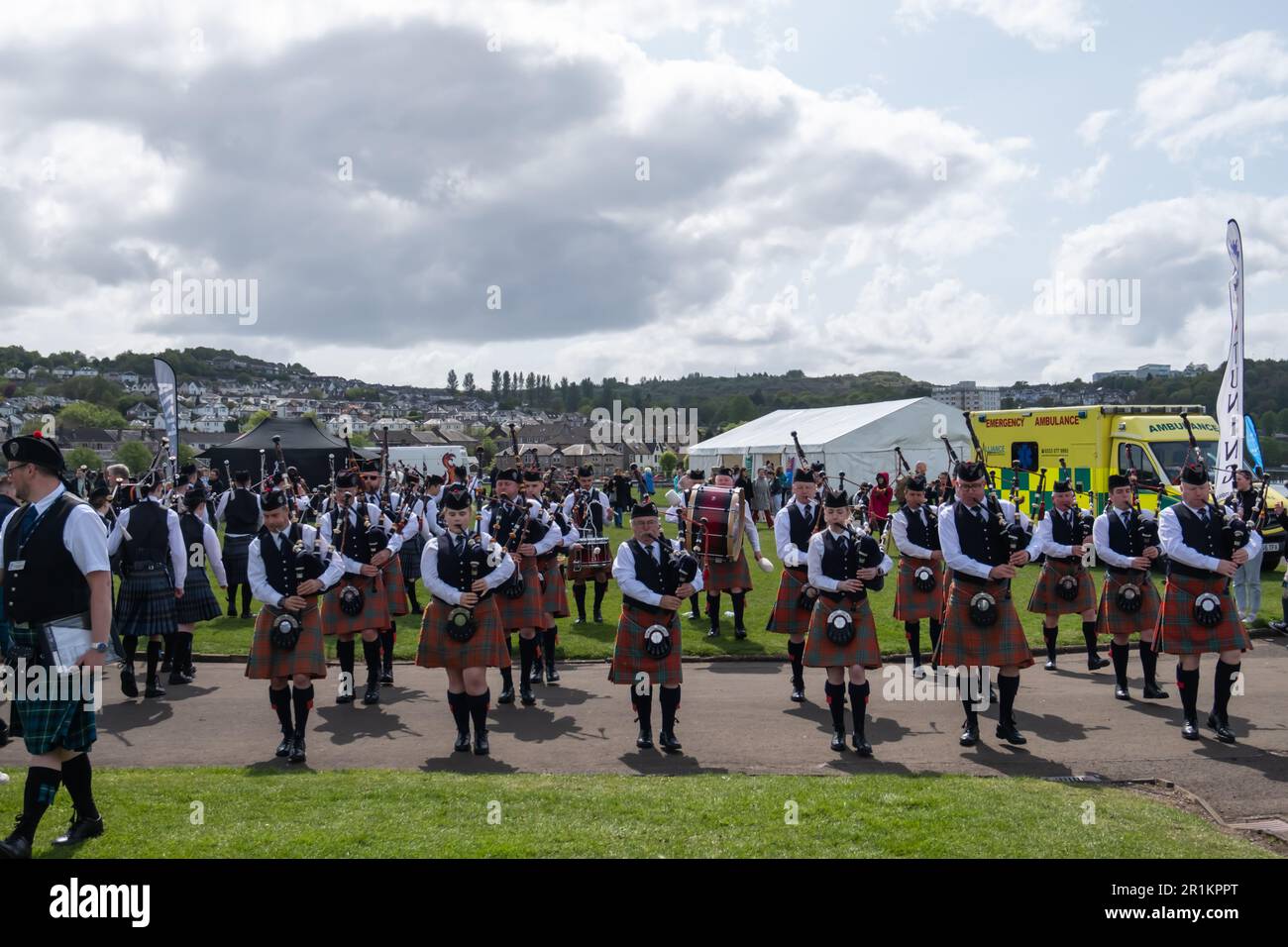 Gourock, Scotland, UK. 14th May, 2023. The annual Gourock Highland