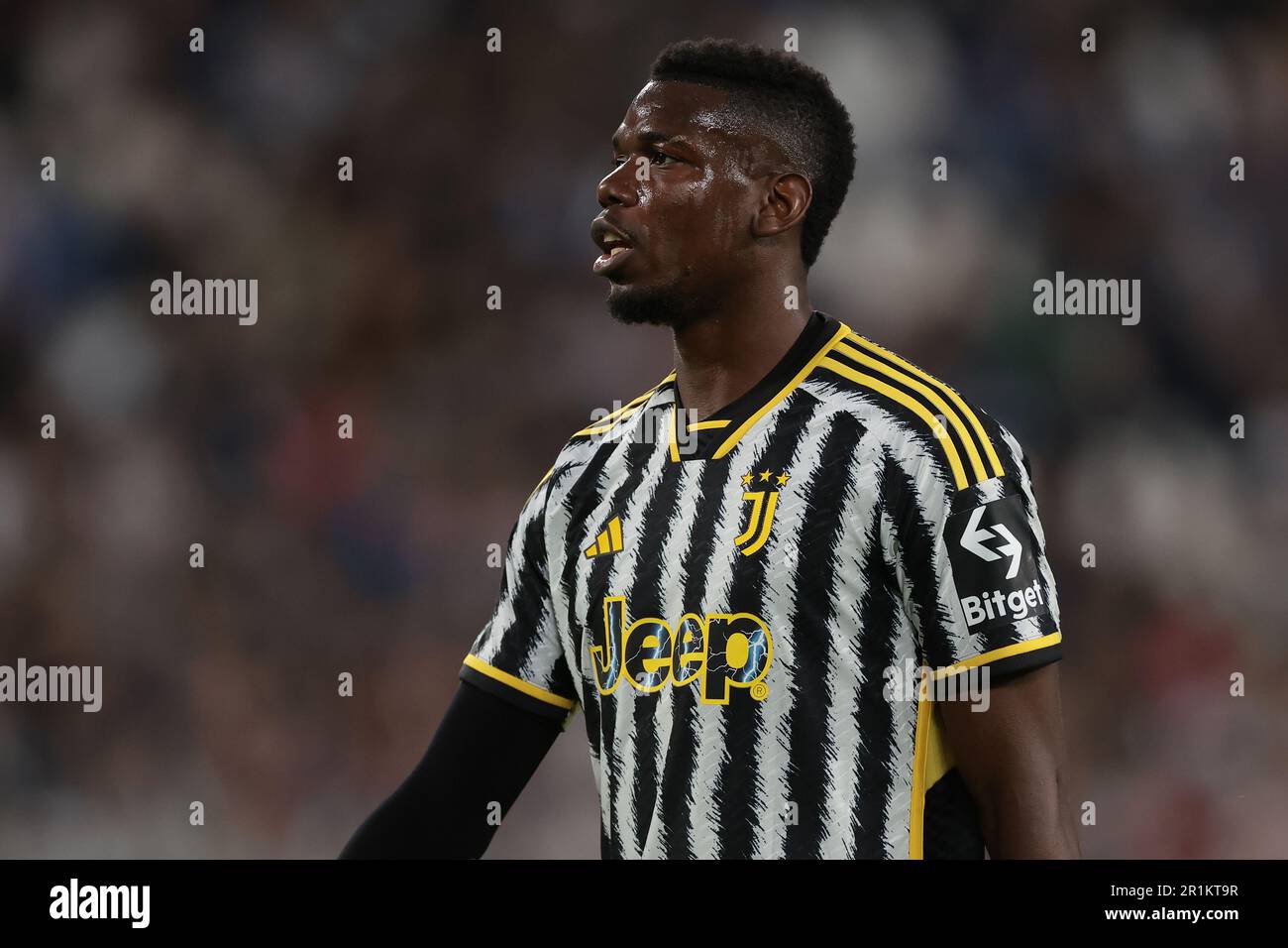Turin, Italy. 14th May, 2023. Paul Pogba of Juventus reacts during the Serie A match at Allianz Stadium, Turin. Picture credit should read: Jonathan Moscrop/Sportimage Credit: Sportimage Ltd/Alamy Live News Stock Photo