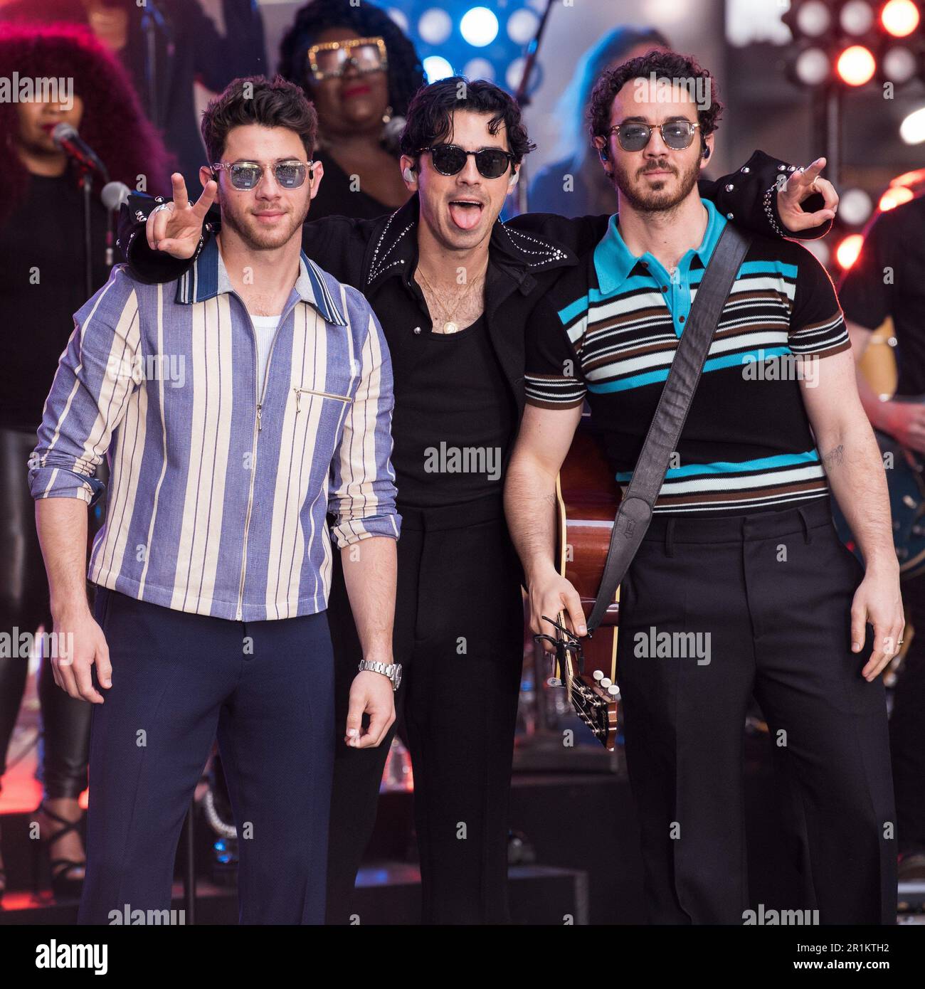 New York, NY, USA. 12th May, 2023. Nick Jonas, Joe Jonas, Kevin Jonas