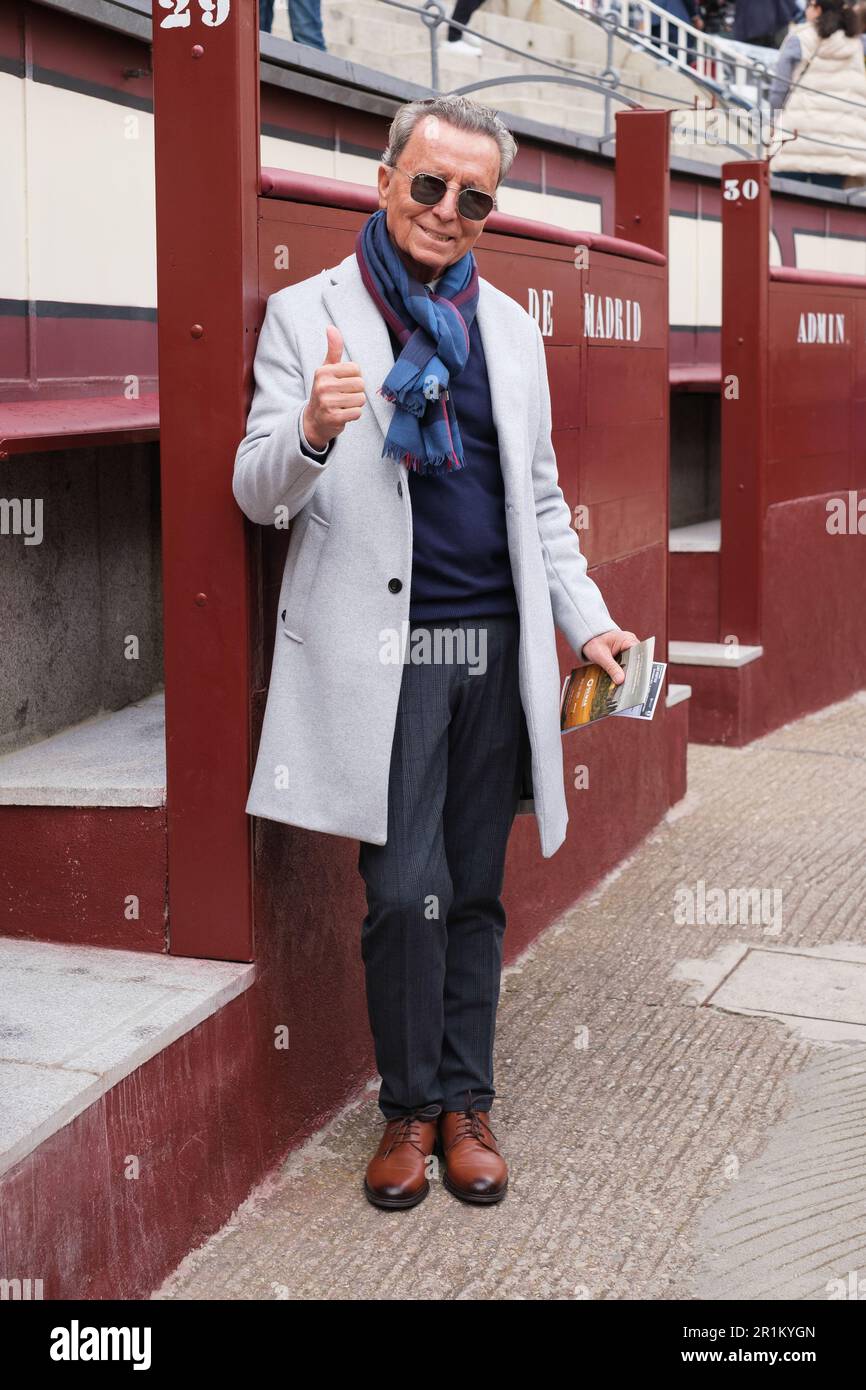 Madrid, Spain. 14th May, 2023. José Ortega Cano poses in the Las Ventas bullring in Madrid. Credit: SOPA Images Limited/Alamy Live News Stock Photo
