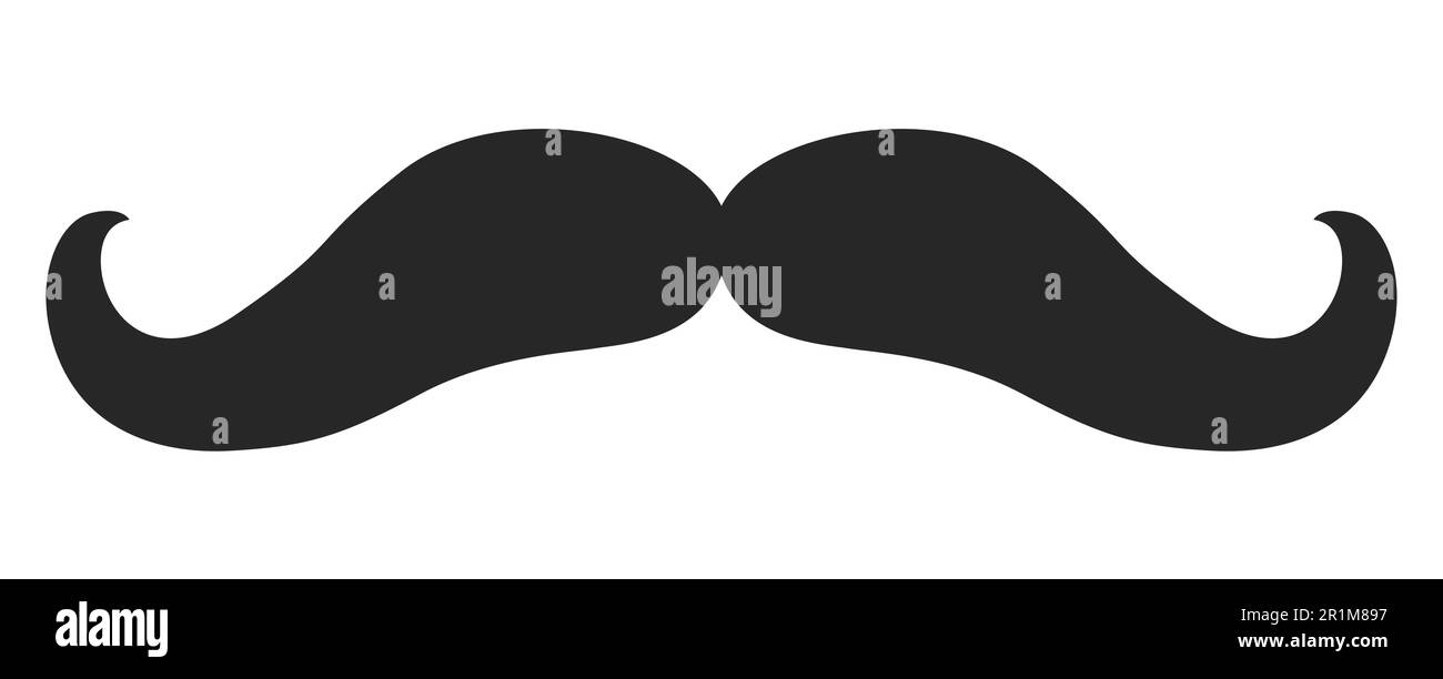 Handlebar Moustache Beard style men illustration Facial hair mustache