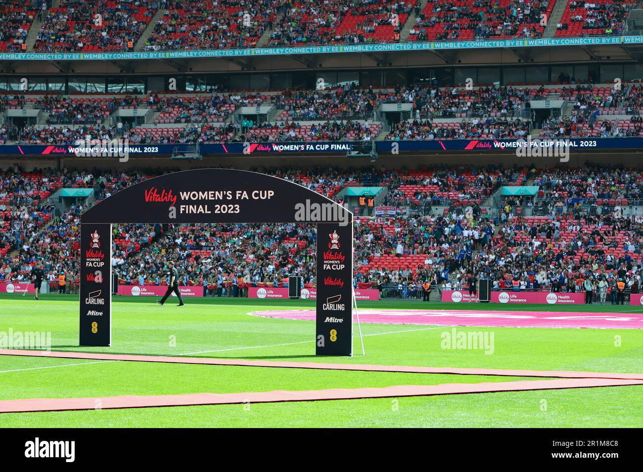 London, UK. 14th May, 2023. Preparation for Chelsea's celebration the ...