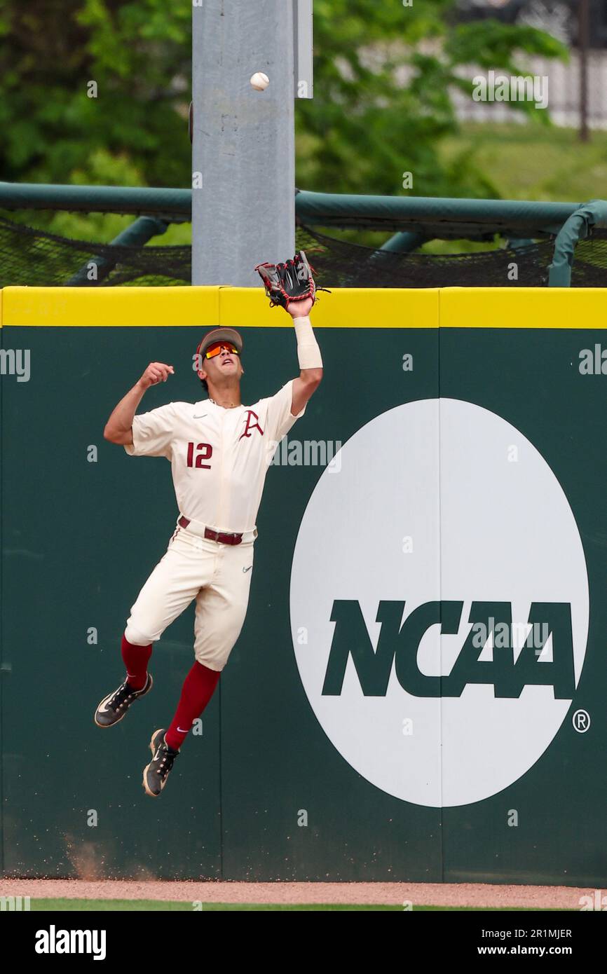 May 14, 2023 Arkansas outfielder Tavian Josenberger 12 makes a