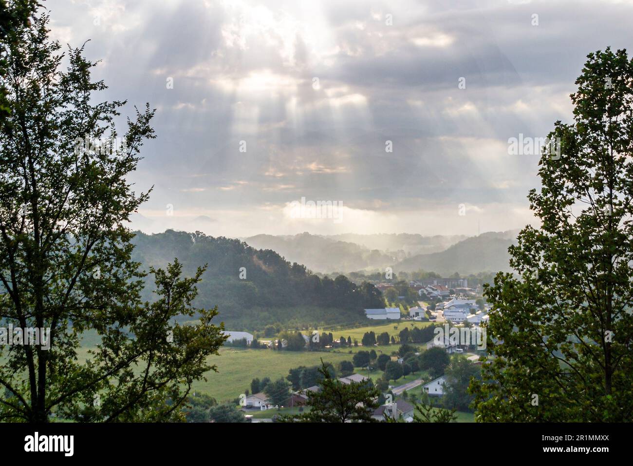 Tennessee Smoky Mountains Sevierville,clouds scenery weather Stock