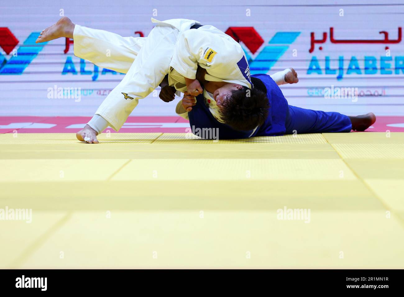 Ali Bin Hamad Al Attiyah Arena, Doha, Qatar. 14th May, 2023. (L-R) Goki ...