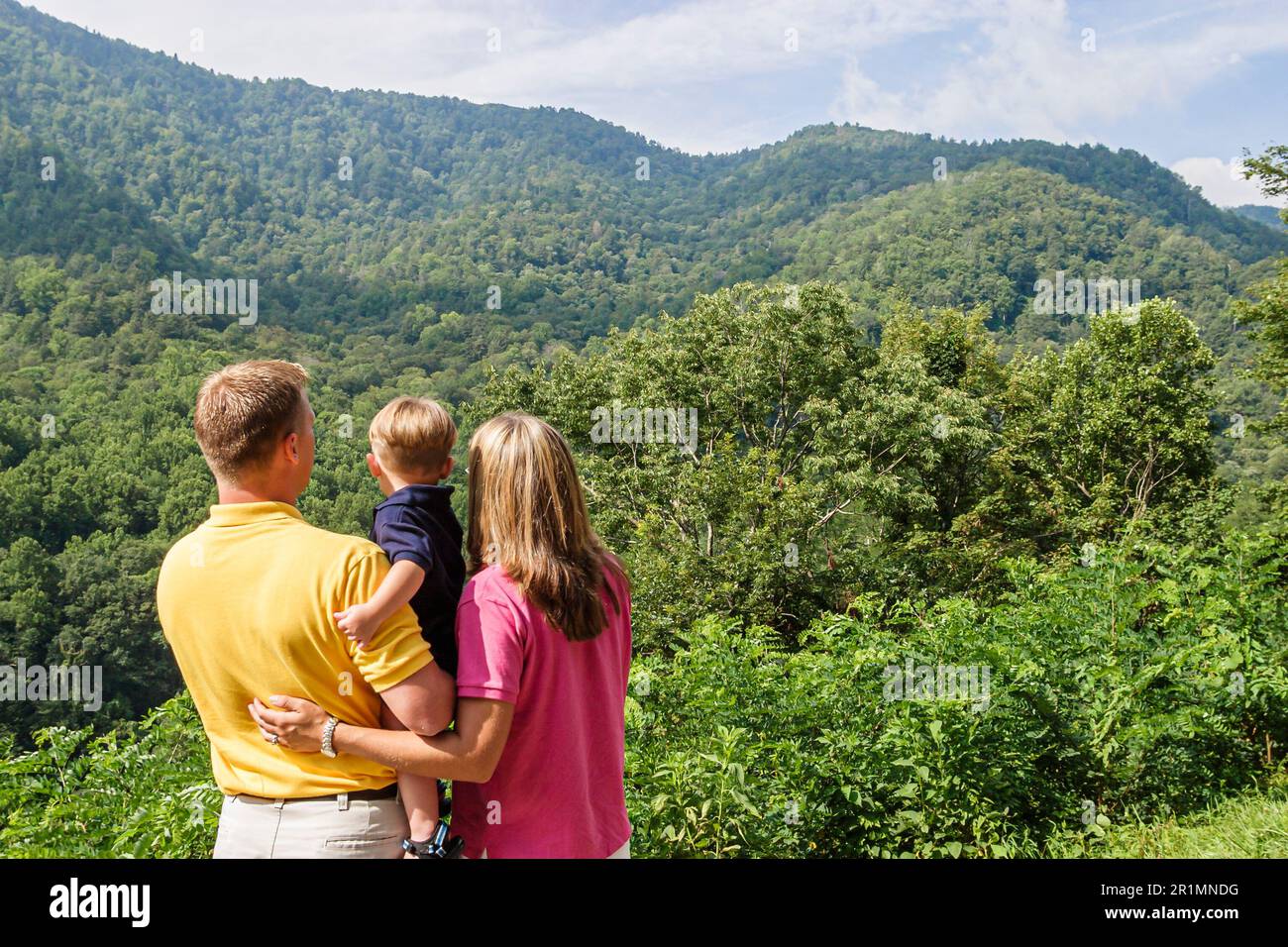 Tennessee Great Smoky Mountains National Park,Federal land,nature,natural,scenery,countryside,historic preservation,public,recreation,visitors travel Stock Photo