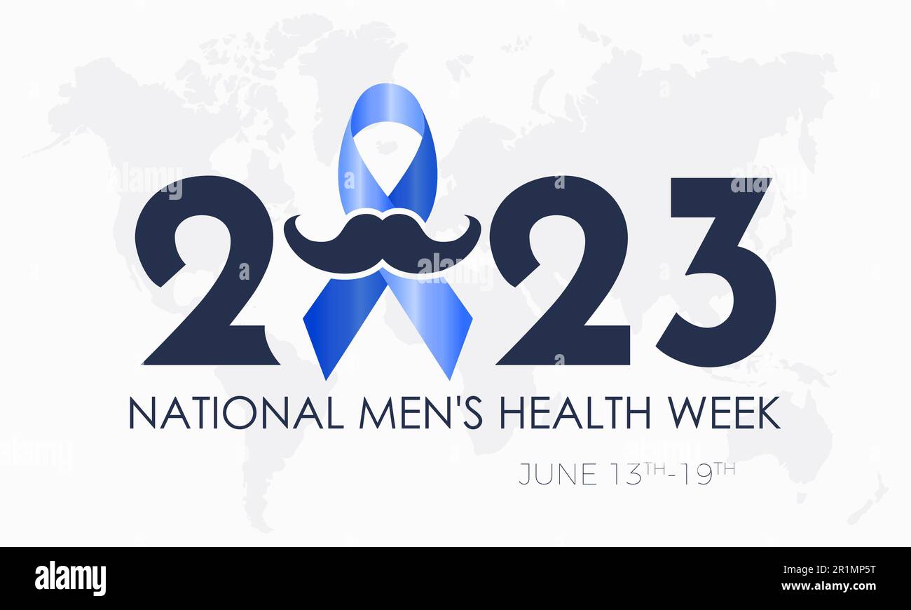 2023 Concept National Men's Health Week health awareness vector