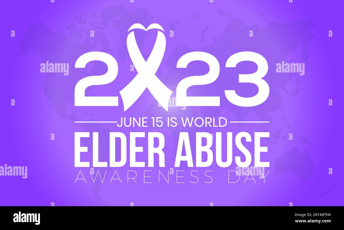 2023 Concept World Elder Abuse Awareness Day old age help concept