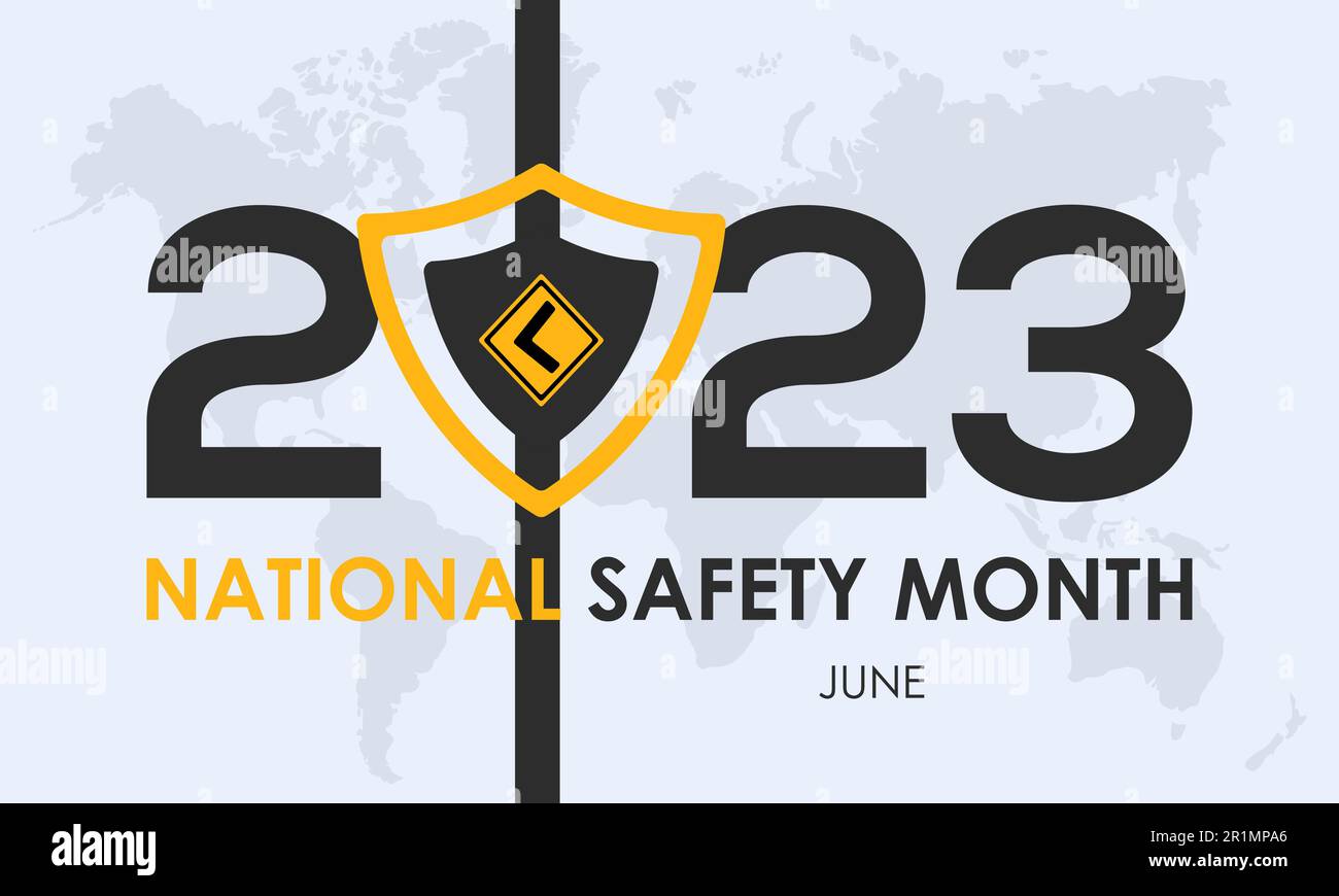 2023 Concept National Safety Month. International road safety