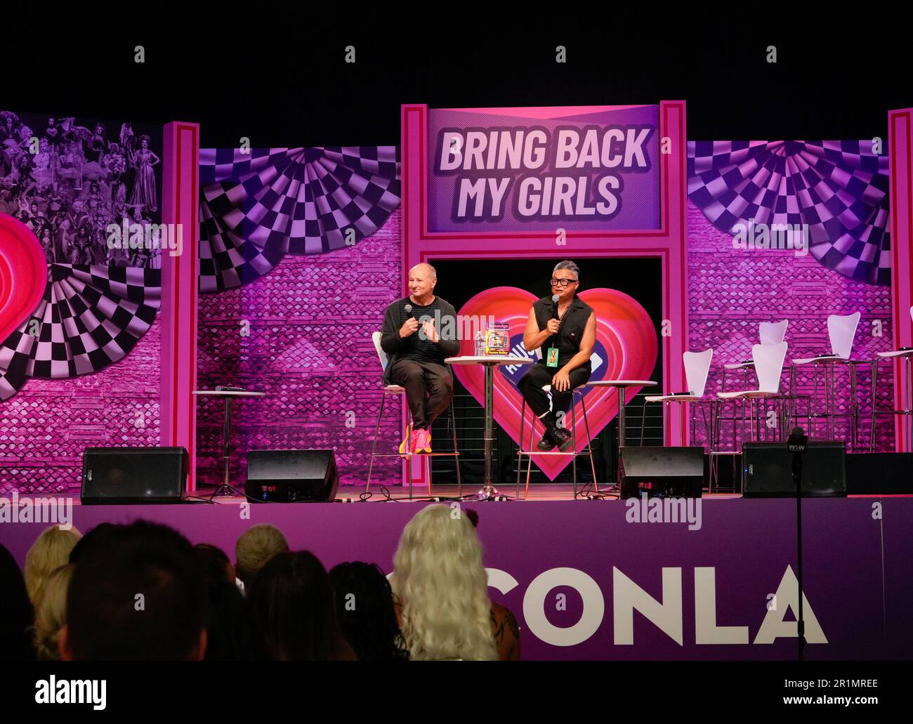 Los Angeles, CA, USA. 12th May, 2023. Fenton Bailey, Alec Mapa during the 2023 Rupaul DragCon, Day 1, held at the LA Convention Center in Los Angeles, California, Friday, May 12, 20223 Credit: Jennifer Graylock/Alamy Live News Stock Photo