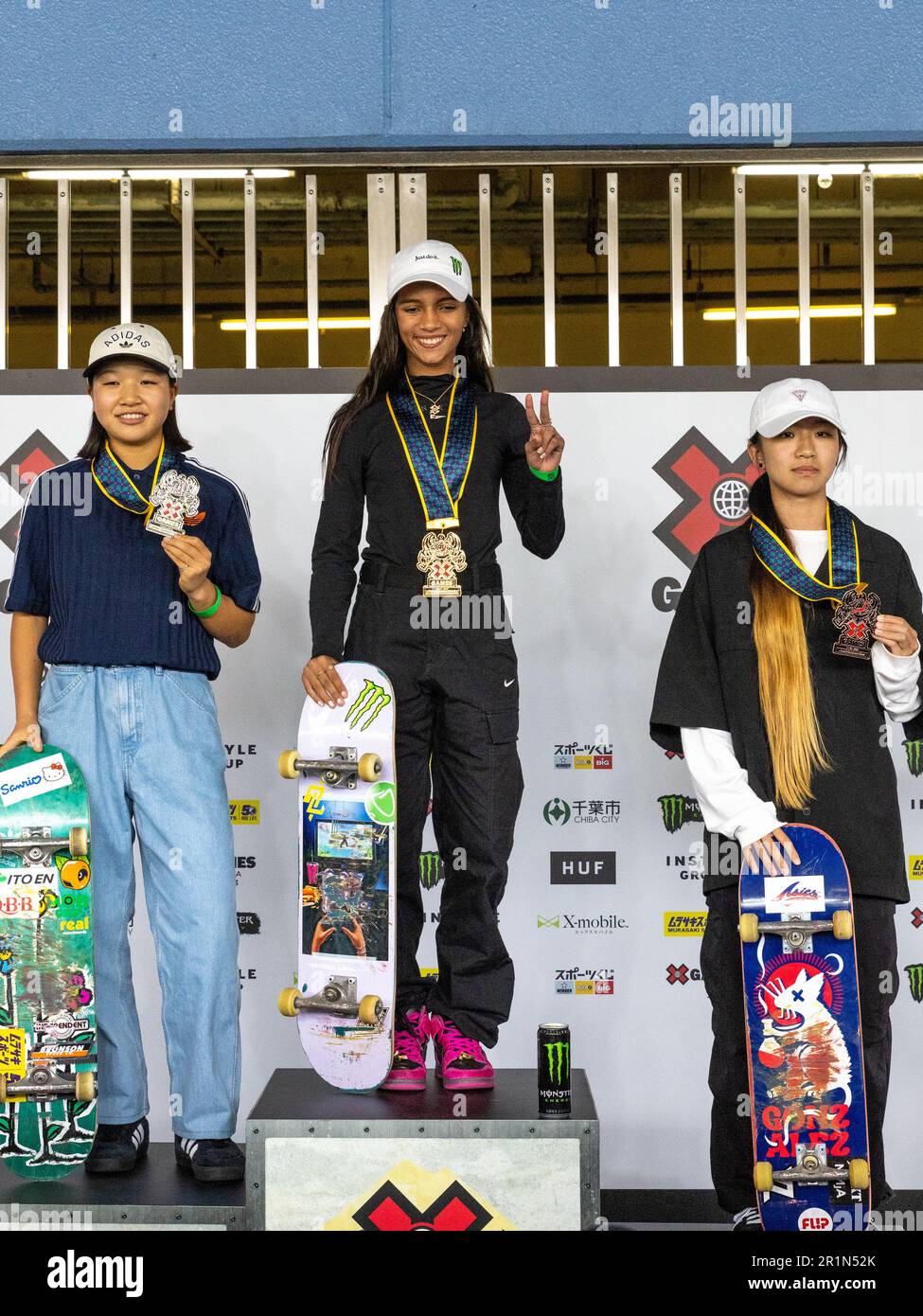 Rayssa Leal Gold (BRA) Momiji Nishiya Silver (JPN) Rizu Akama Bronze