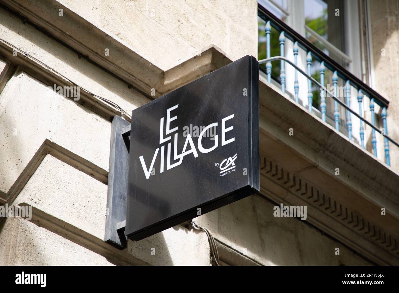 lyon , Aura France - 05 01 2023 : Le village by ca start-up ...