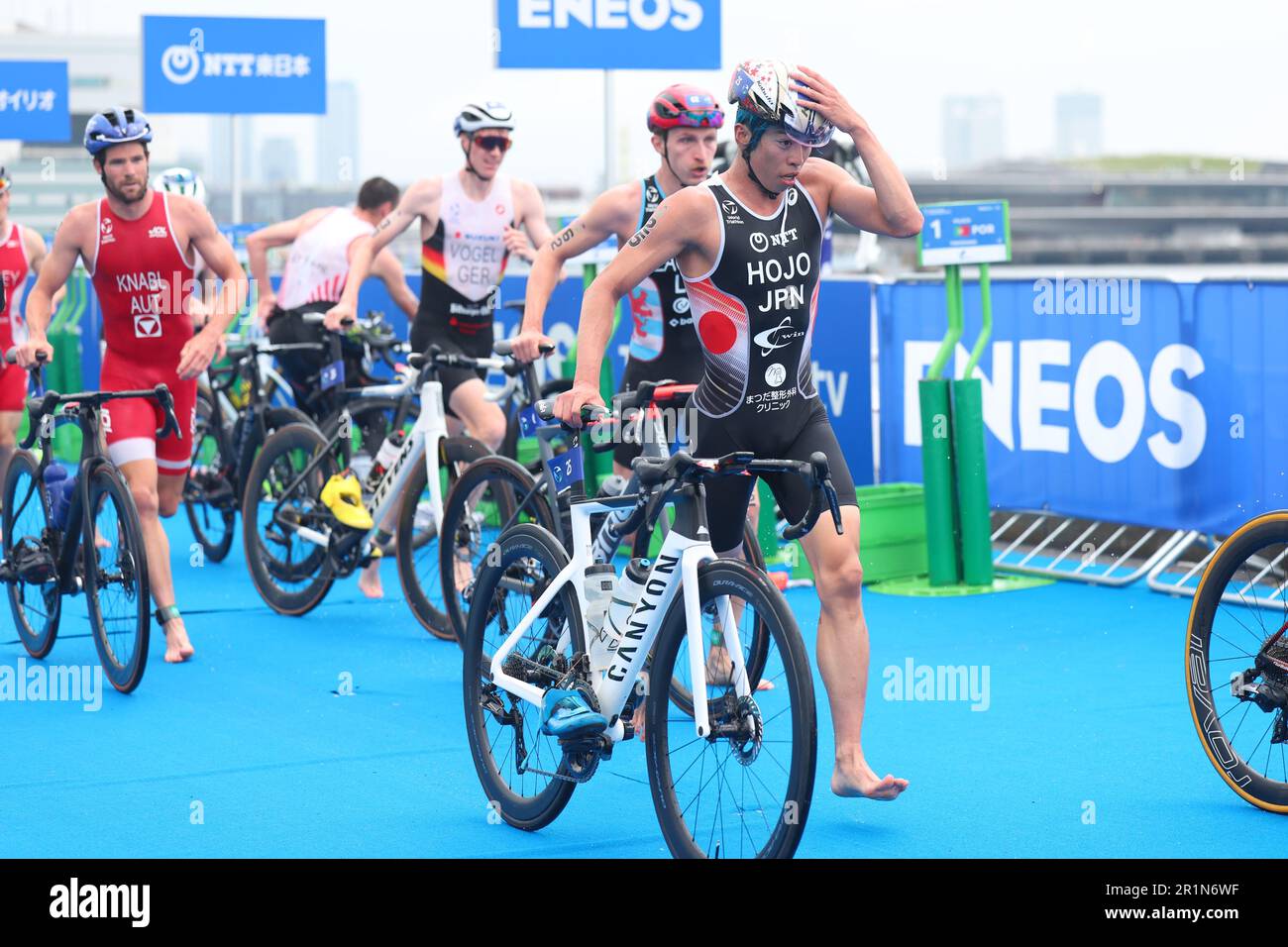 Yokohama, Kanagawa, Japan. 13th May, 2023. Takumi Hojo (JPN) Triathlon