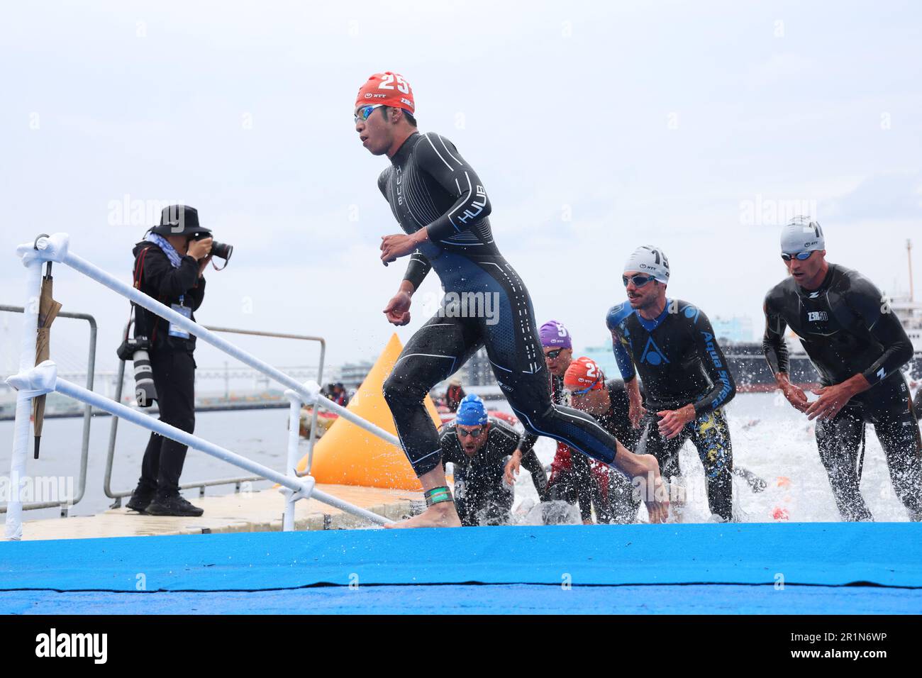Yokohama, Kanagawa, Japan. 13th May, 2023. Takumi Hojo (JPN) Triathlon