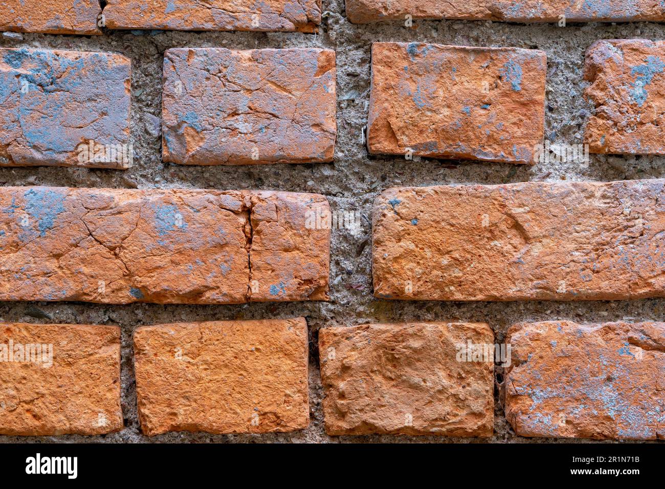 red brick wall background texture Stock Photo