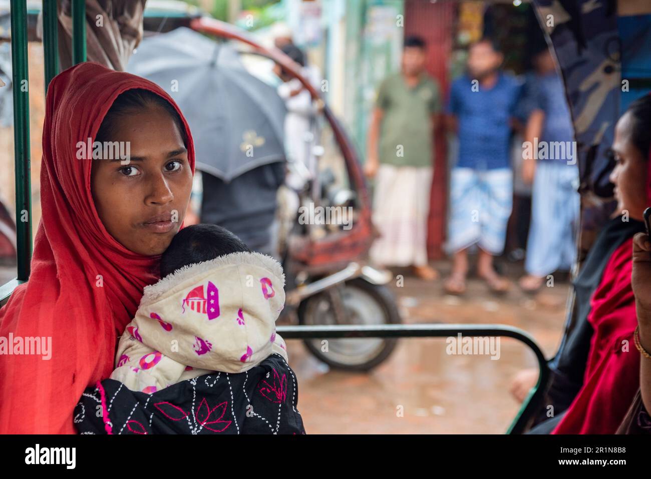Cyclone Mokha has hit Myanmar hard. A part of its center passed over the island of St. Martin in Bangladesh. But coming from the sea to the ground, Mokha becomes much weaker. Due to this, there was no major damage. Cox's Bazar district administration had taken all kinds of preparations to deal with cyclone Mokha. Residents of the coastal areas were moved to shelters due to the fear of strong storm. Among them, there are more residents of Cox's Bazar's Nazirartek, Samitypara, Maheshkhali's Dhalghata, Sonadia, Gharibhanga and Qutubjom, Teknaf's Baharchhara, Shahpari Island and St. Martin Island. Stock Photo