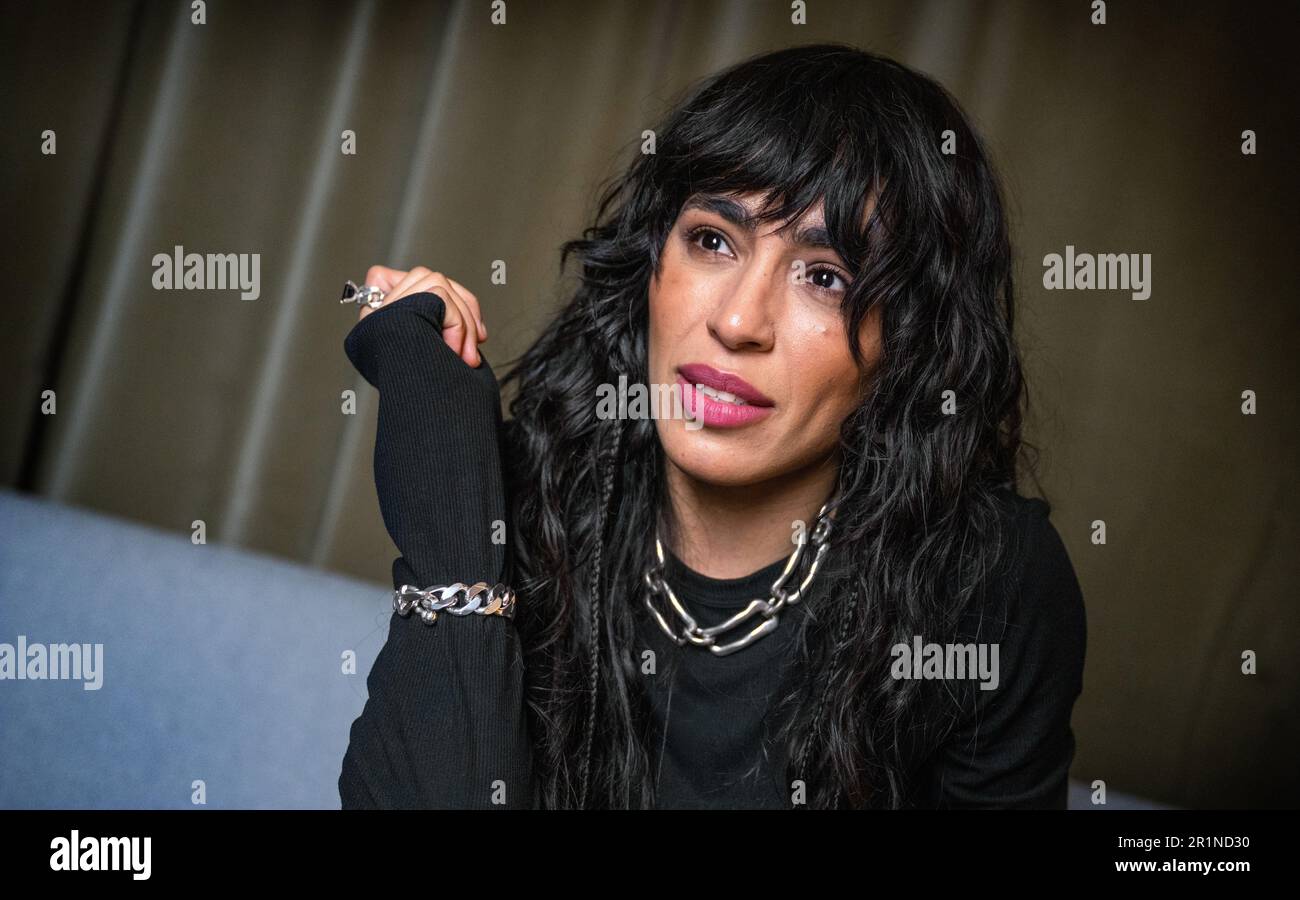 Swedish singer Loreen, winner of the Eurovision Song Contest 2023 with Tattoo, photographed in Stockholm, Sweden, April 25, 2023. Photo: Claudio Bresciani/TT/code 10090 Credit: TT News Agency/Alamy Live News Stock Photo
