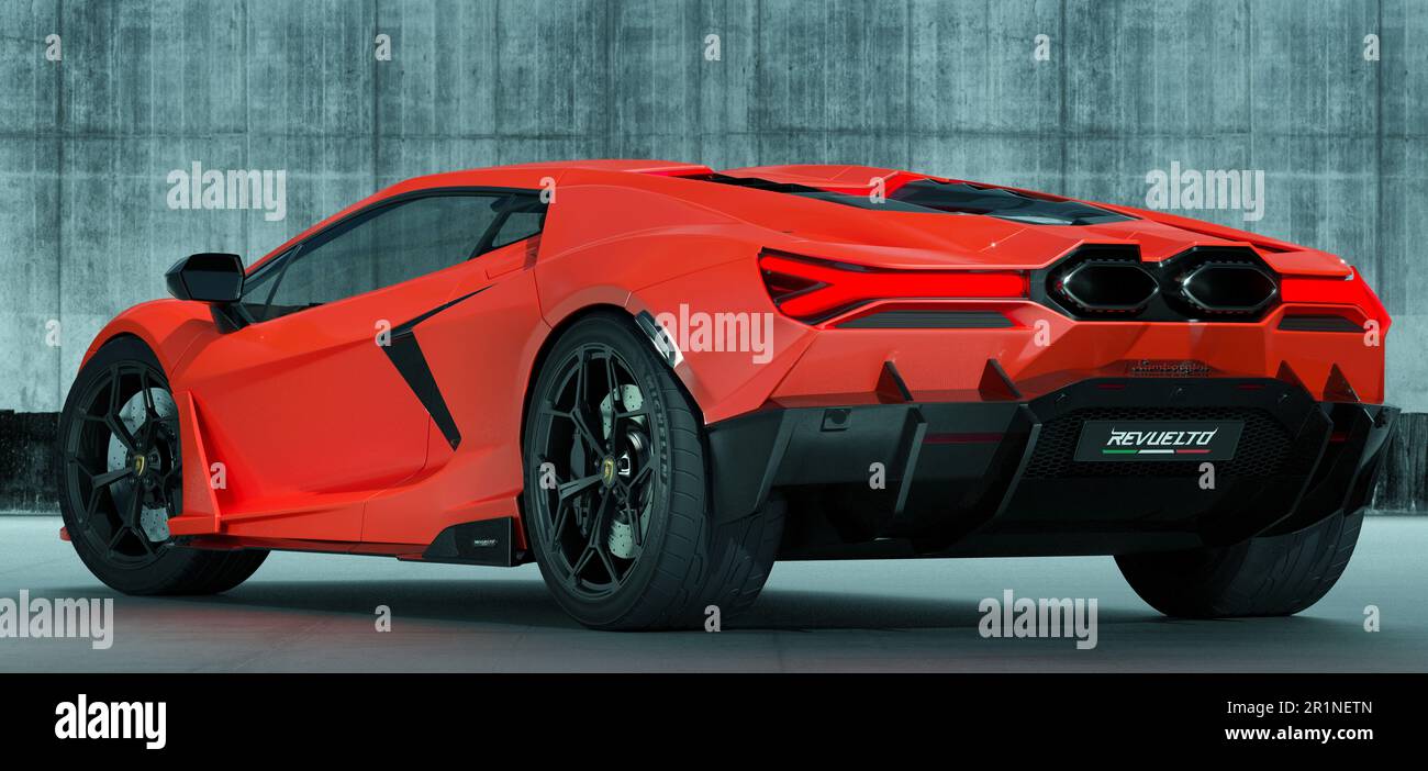 Revuelto is the first electrified "Lambo Stock Photo Alamy