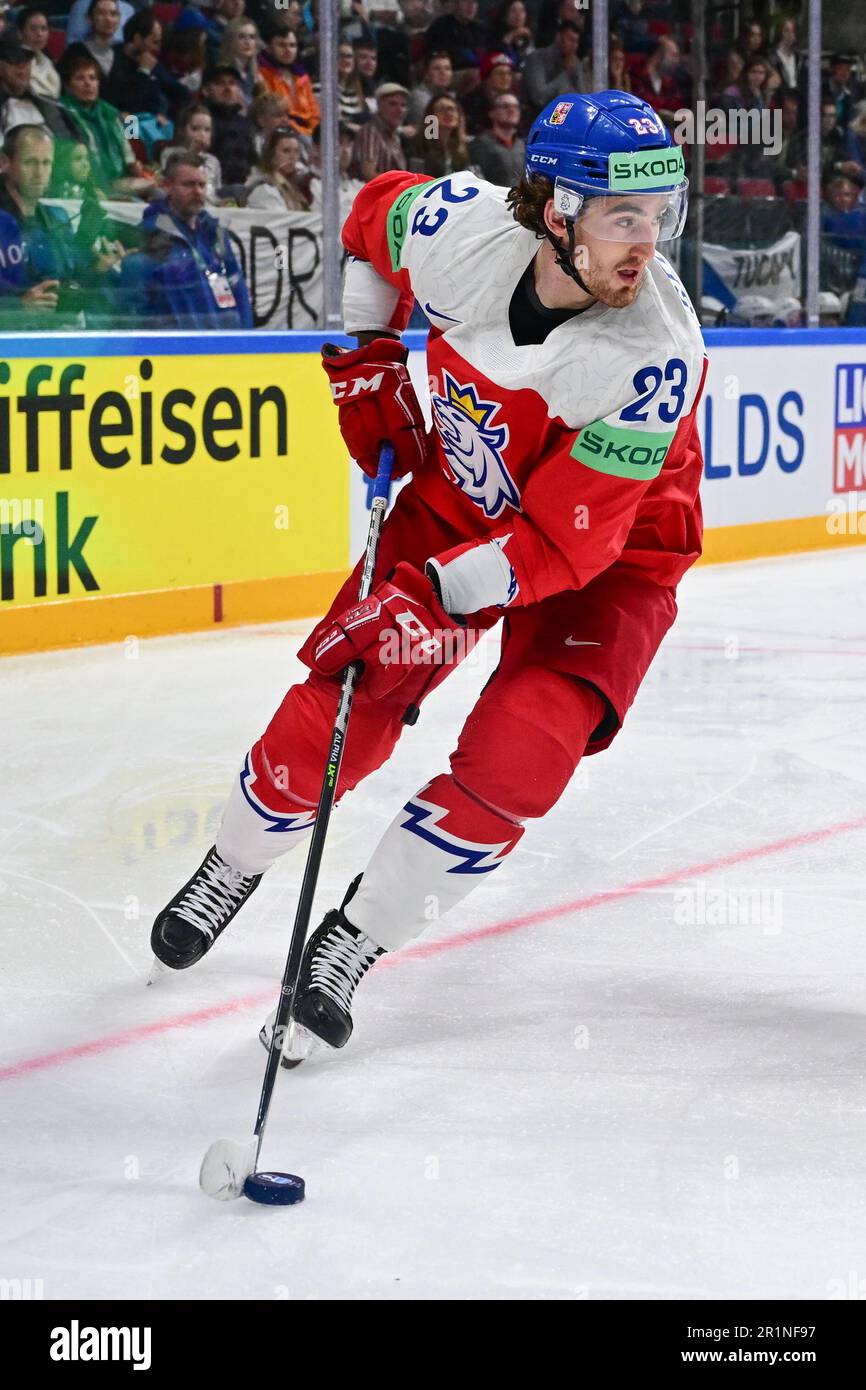 2023 IIHF Ice Hockey World Championship: Slovenia vs. Czech Republic-Xinhua