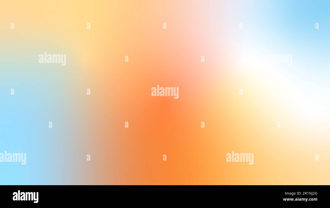 Summer Pastel Gradient Background Stock Photo