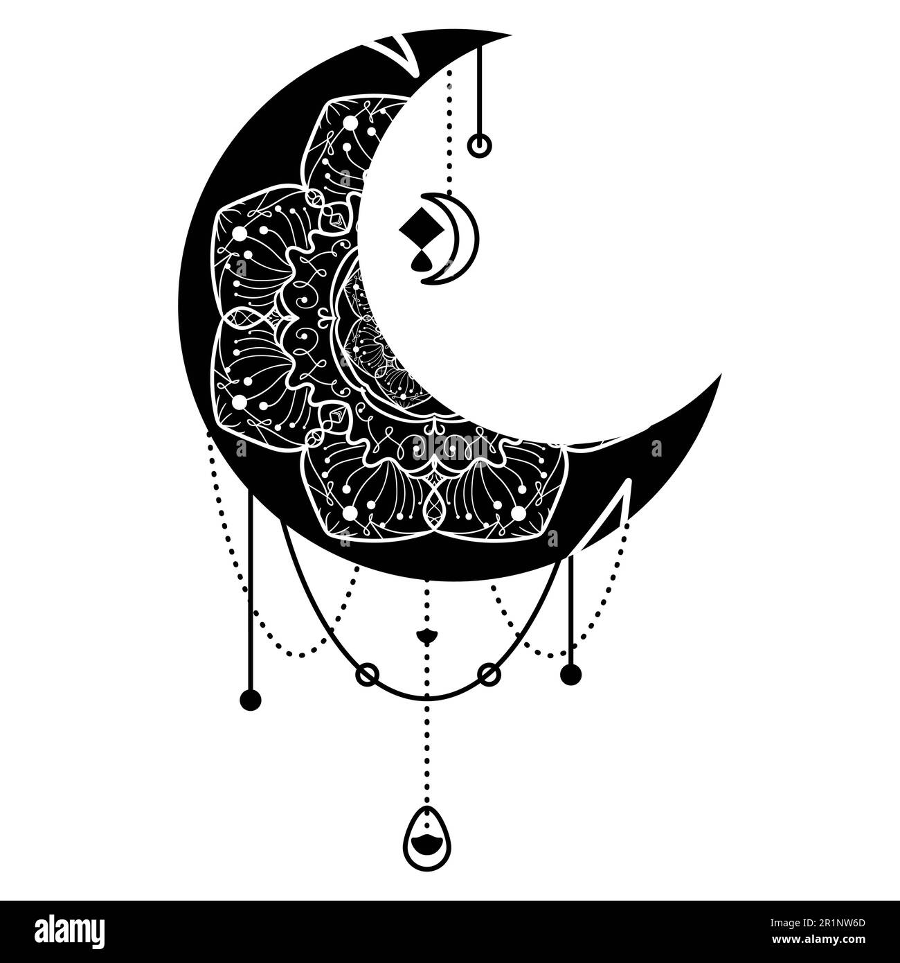 Ornament - WHITE - Moon Luna Ornament - WHITE - Moon Luna