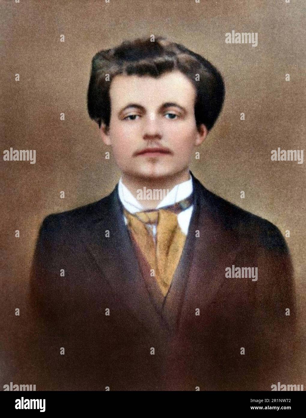 Portrait d'Alfred Jarry (1873 -1907) vers 1900 Stock Photo