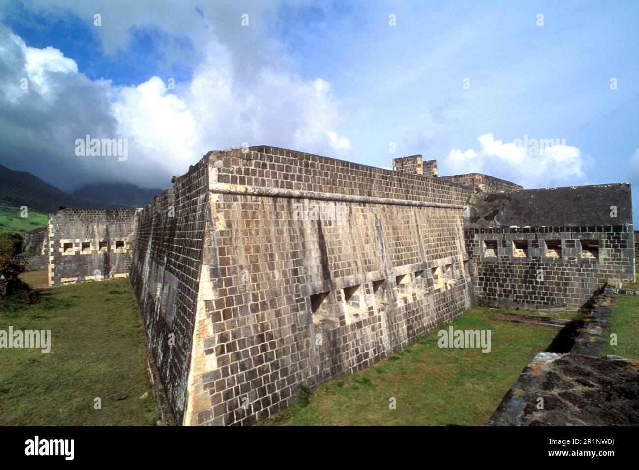 Brimstone Hill Fortress St Kitts Stock Photo