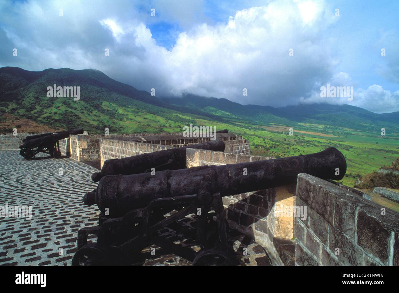 Brimstone Hill Fortress St Kitts Stock Photo