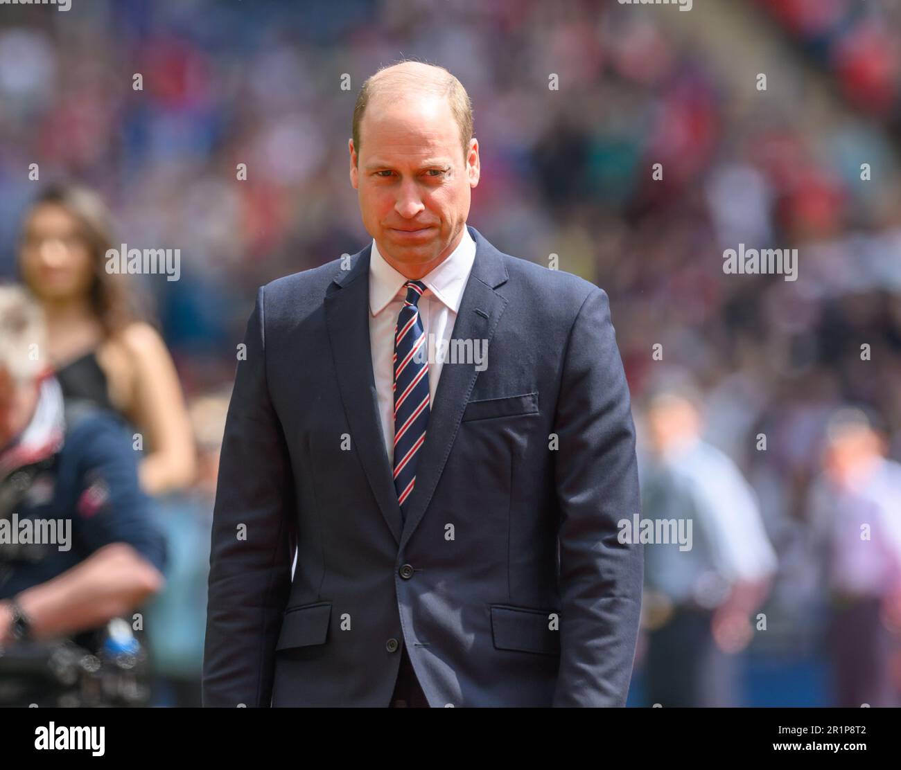 Chelsea v Manchester United - Vitality Women's FA Cup - Final - Wembley Stadium HRH William Prince Of, UK. 14th May, 2023. during the Vitality Women's FA Cup final match at Wembley Stadium, London. Picture Credit: Mark Pain/Alamy Live News Stock Photo