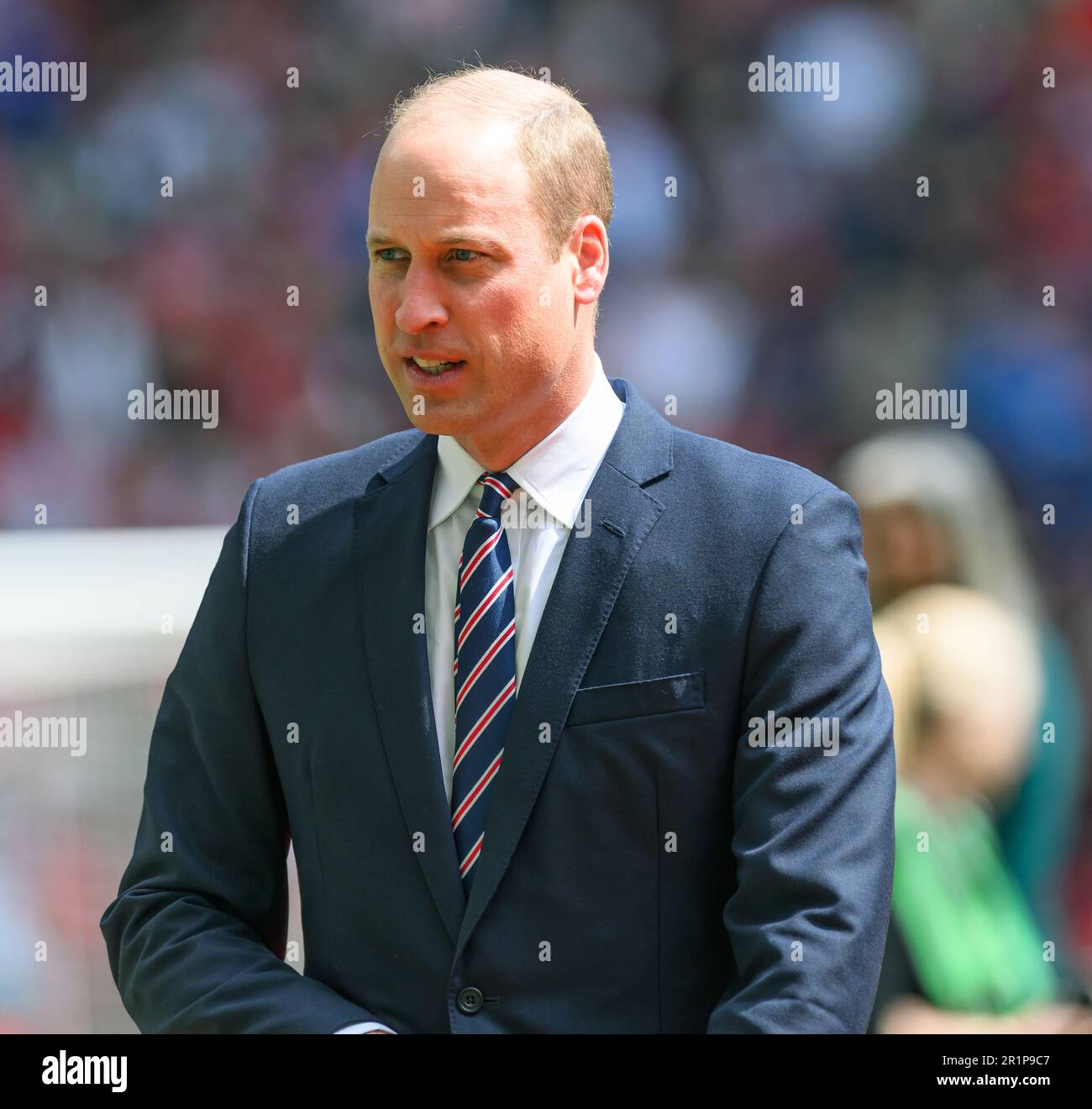 Chelsea v Manchester United - Vitality Women's FA Cup - Final - Wembley Stadium HRH William Prince Of, UK. 14th May, 2023. during the Vitality Women's FA Cup final match at Wembley Stadium, London. Picture Credit: Mark Pain/Alamy Live News Stock Photo