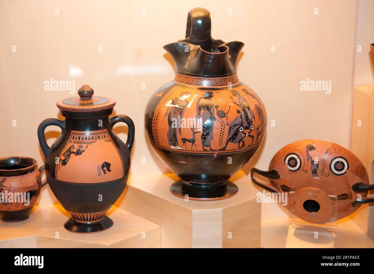 Collection of antique vases, Europe, Vatican City, Corinthian, Iaconian