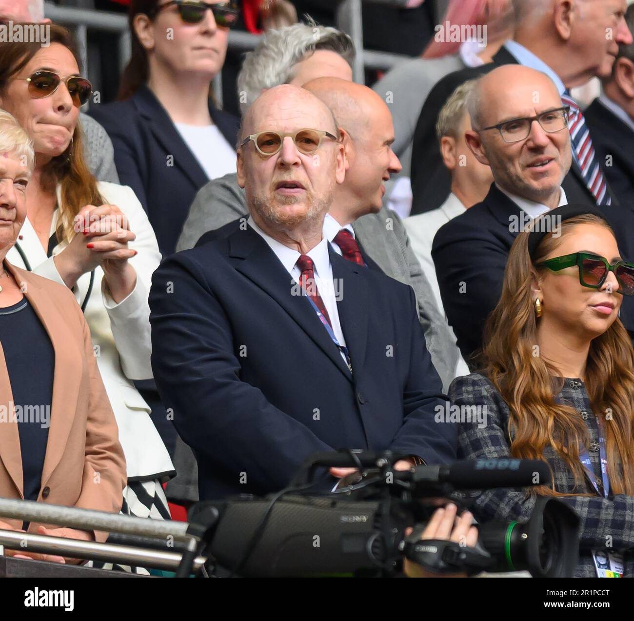 London, UK. 14th May, 2023. 14 May 2023 - Chelsea v Manchester United - Vitality Women's FA Cup - Final - Wembley Stadium. Manchester United owner Avram Glazer during the Vitality Women's FA Cup final match at Wembley Stadium, London.                          Picture Credit: Mark Pain / Alamy Live News Stock Photo