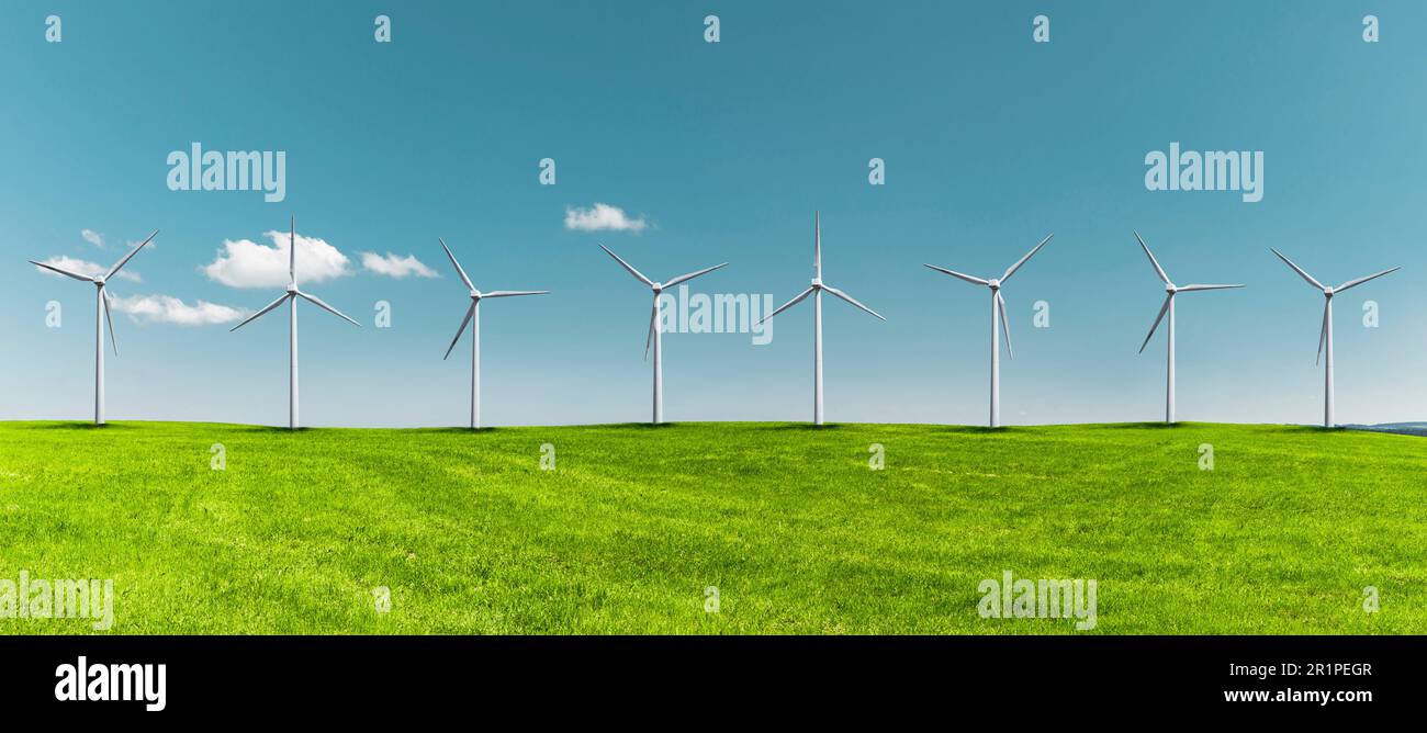 Turbines in the landscape hi-res stock photography and images - Alamy
