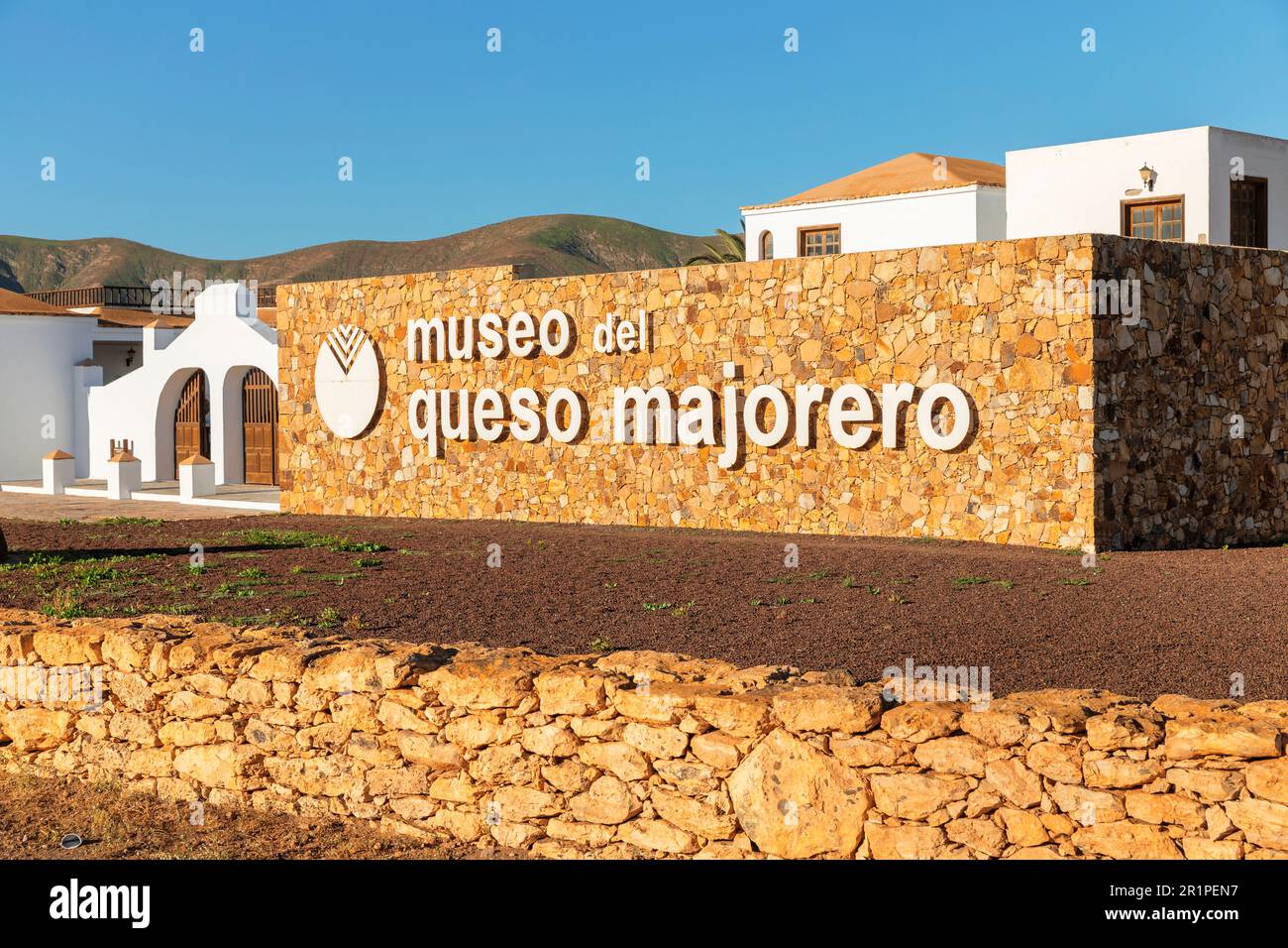 Museo del Queso Majorero, Antigua, Fuerteventura, Canary Islands, Spain Stock Photo