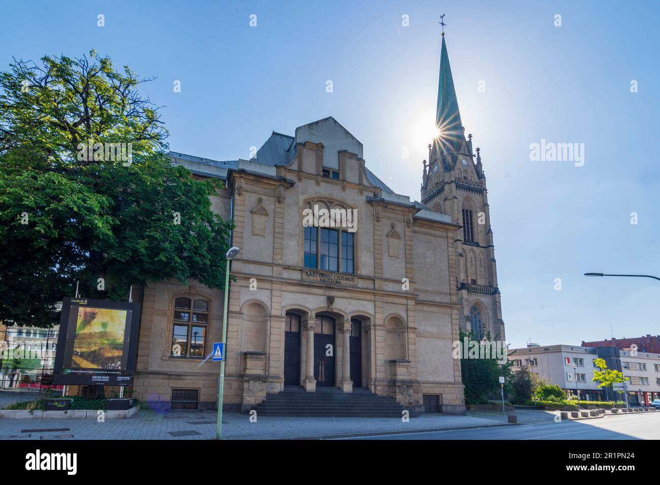 Hagen, museum Kunstquartier with KarlErnstOsthaus Museum, church