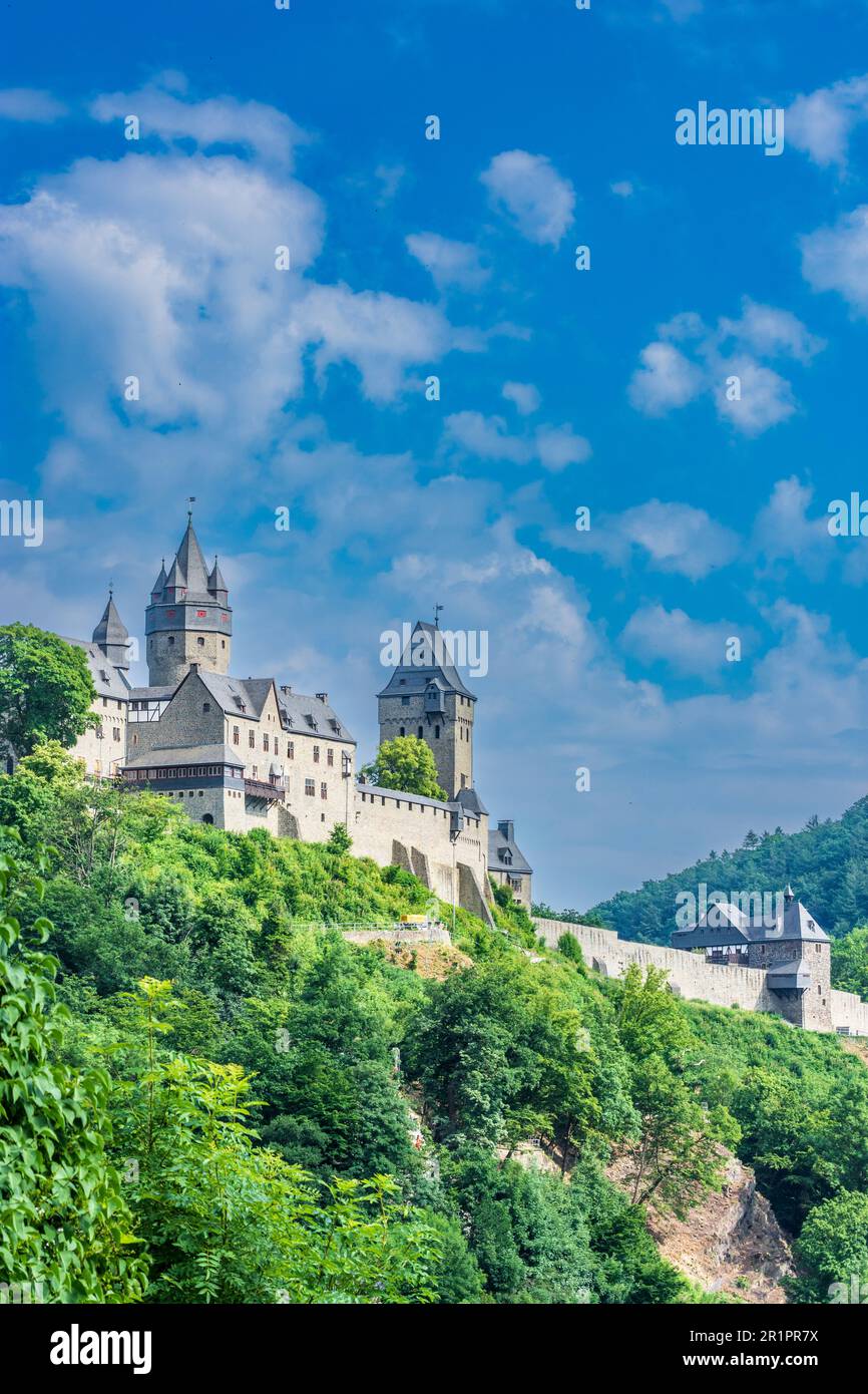 Altena, Burg Altena Castle in Sauerland, North Rhine-Westphalia, Germany Stock Photo