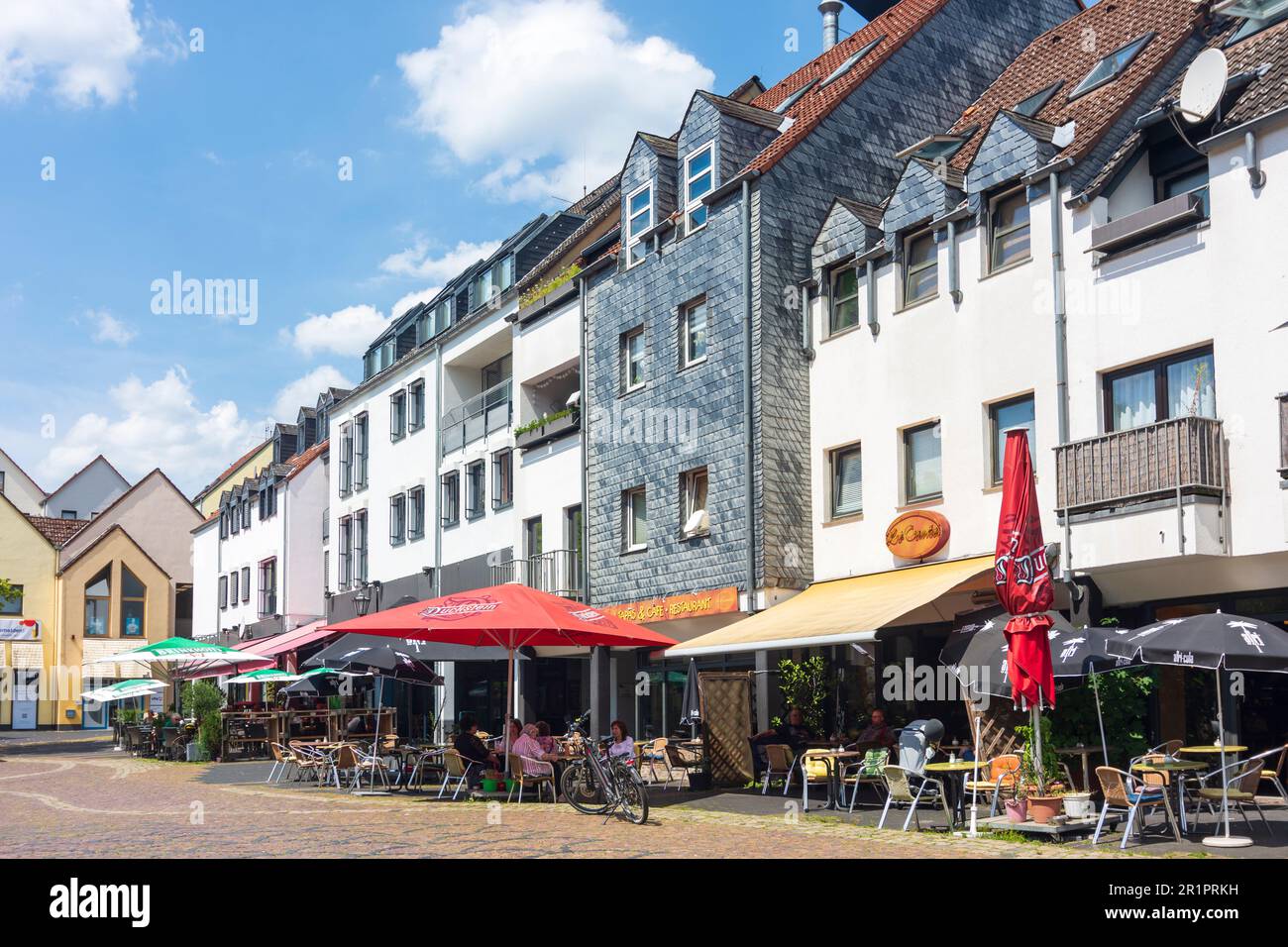 Open air restaurant in ruhrgebiet hires stock photography and images