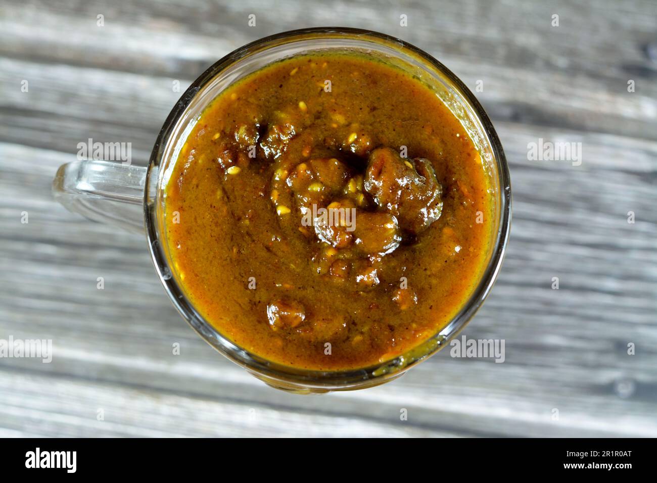 Egyptian Moghat thick drink  popular after pregnancy and labor, Glossostemon bruguieri, The dried peeled roots, used in traditional medicine for many Stock Photo